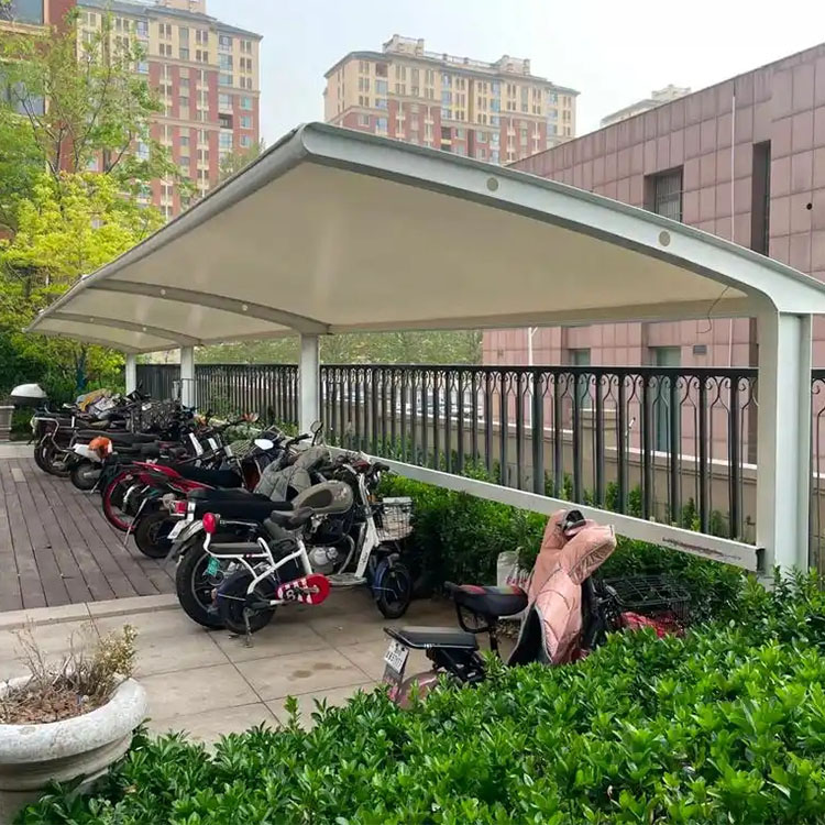 伊宁县膜结构电动车棚